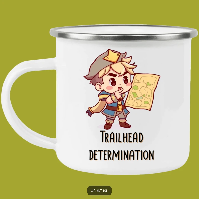 Funny Explorer Camp Mug: Navigate Your Adventures with a Map Design