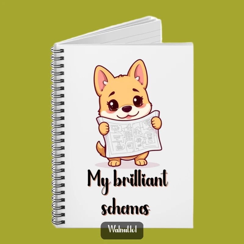 Funny Blueprint Dog Notebook: Plan Your Next Big Thing - Hilarious Architect Journal Gift