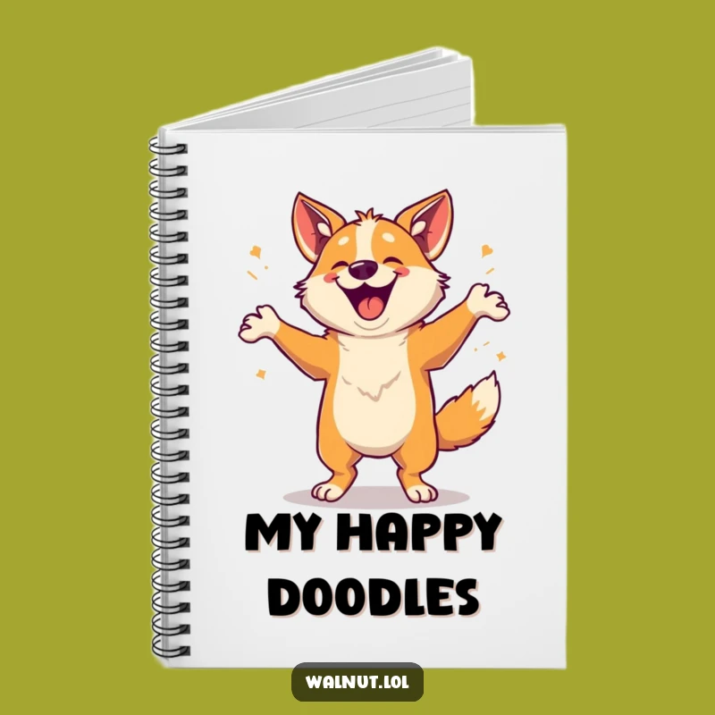 Funny Happy Dancer Notebook, Capture Your Joyful Thoughts, Excellent Funny Gift