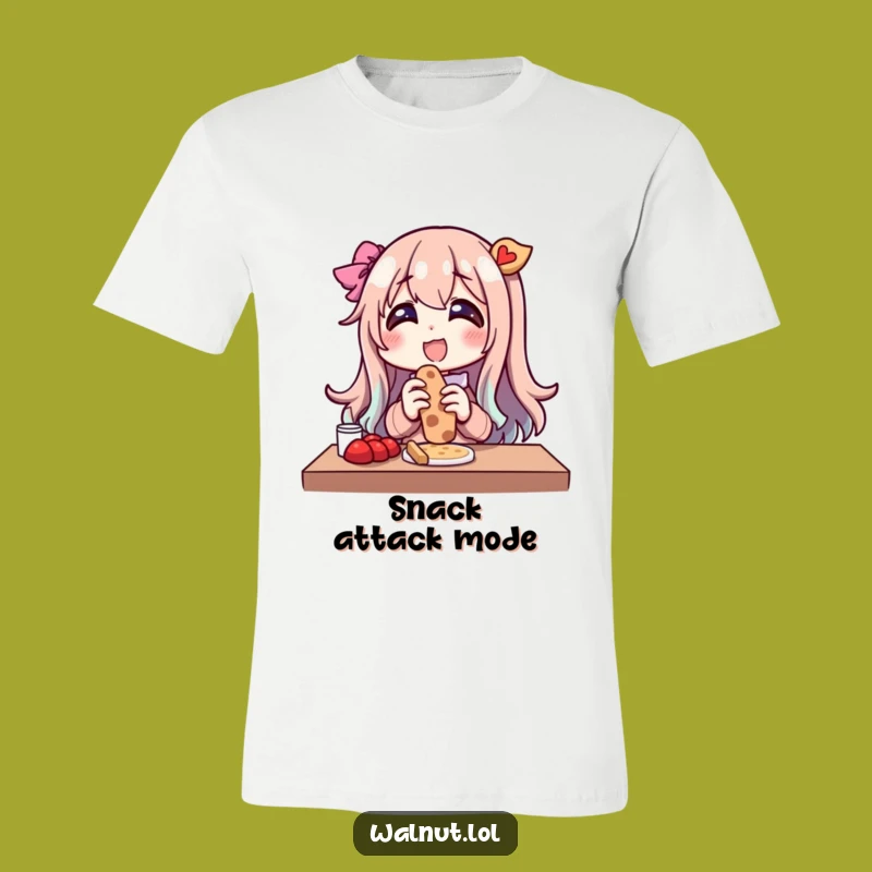 Funny Outdoor Snack Character Tee: Wear Your Glee with This Hilarious and Joyful T-Shirt